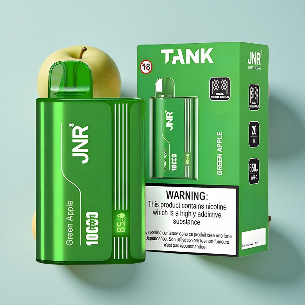 JNR Tank 10000 Puffs Grüner Apfel Pfirsich Birne Dual Mesh Coil vape großhandel Deutschland