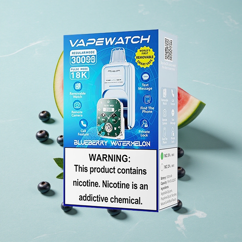 JNR Vape Watch 30000 Puffs Blaubeere Wassermelone Dual Mesh Coil vape großhandel Deutschland