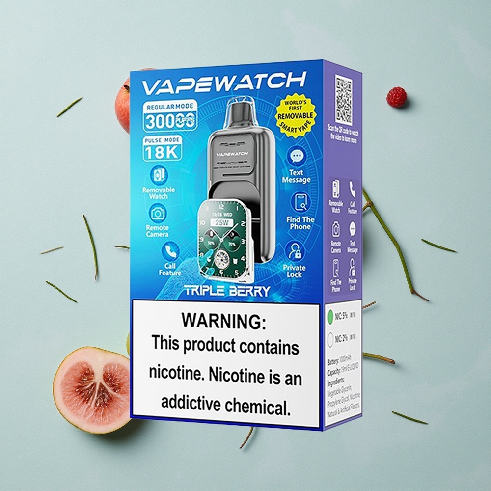 JNR Vape Watch 30000 Puffs Dreifach-Beere Einweg-Vape Dual Mesh Coil vape großhandel Deutschland