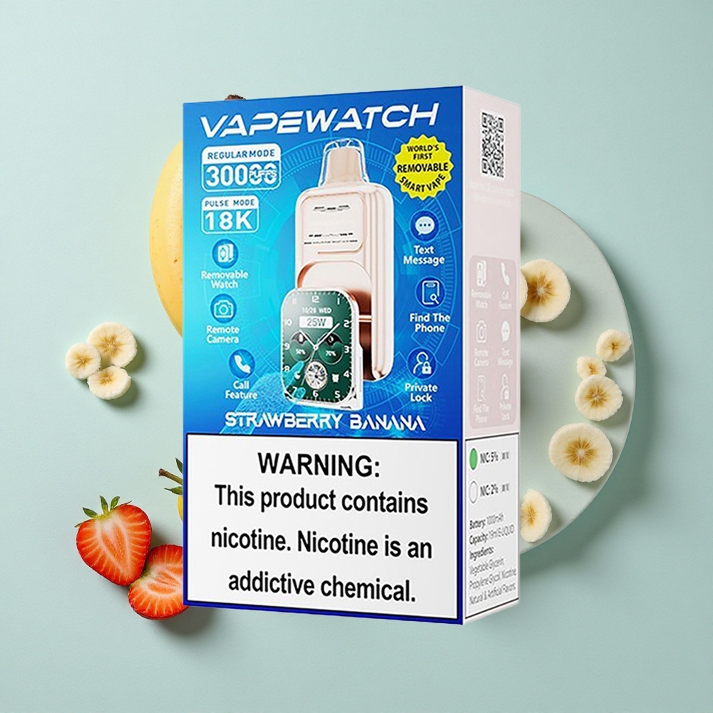 JNR Vape Watch 30000 Puffs Erdbeer Banane 19mL 5 Nikotin vape großhandel Deutschland