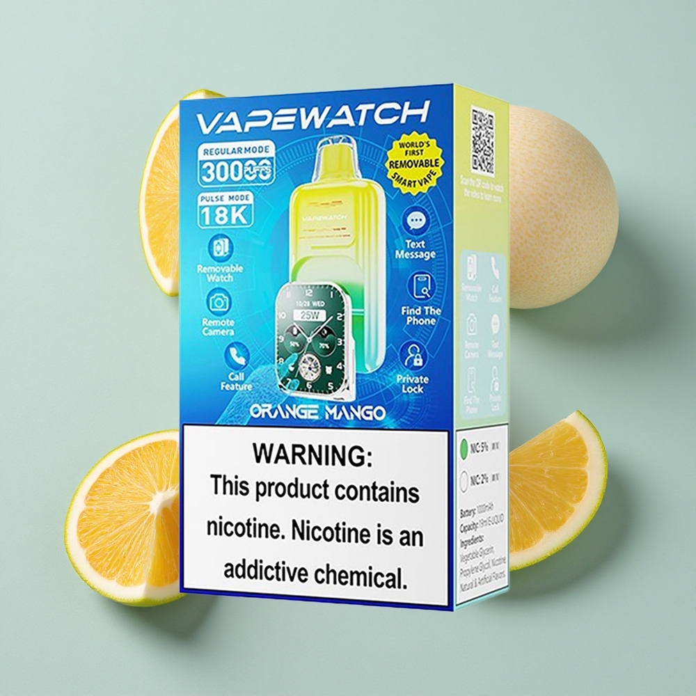 JNR Vape Watch 30000 Puffs Orange Mango 19mL 5 Nikotin vape großhandel Deutschland