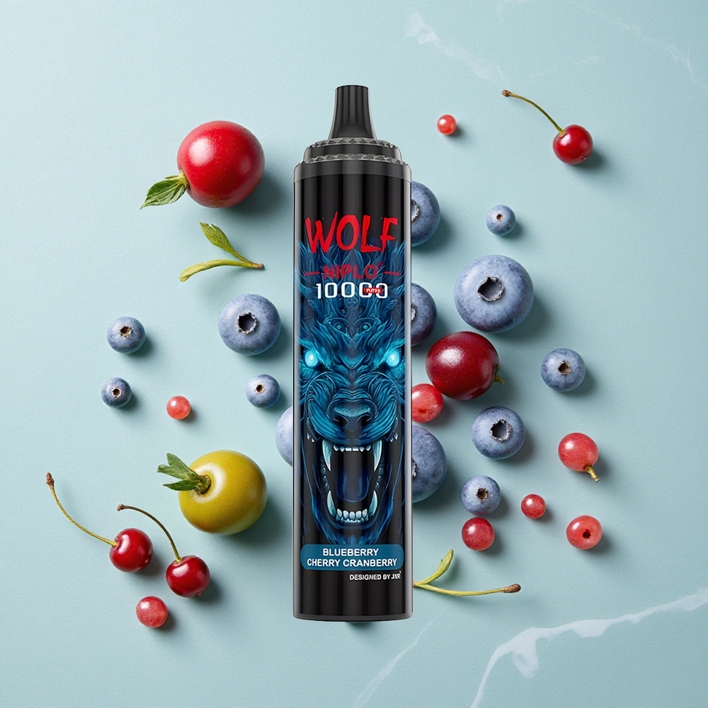 JNR Wolf Niplo 10000 Puffs Blaubeere Kirsche Cranberry 20ml vape großhandel Deutschland