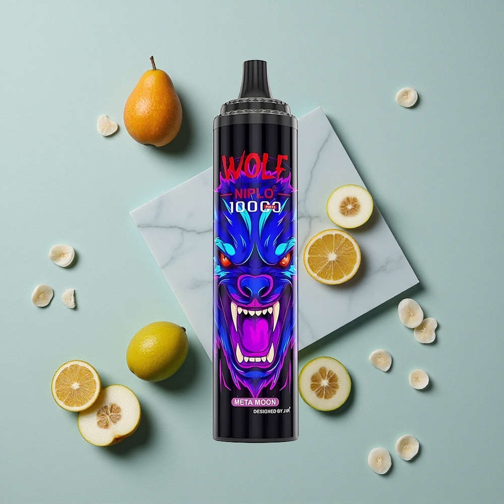 JNR Wolf Niplo 10000 Puffs Meta Mond Geschmack 20ml E-Liquid vape großhandel Deutschland