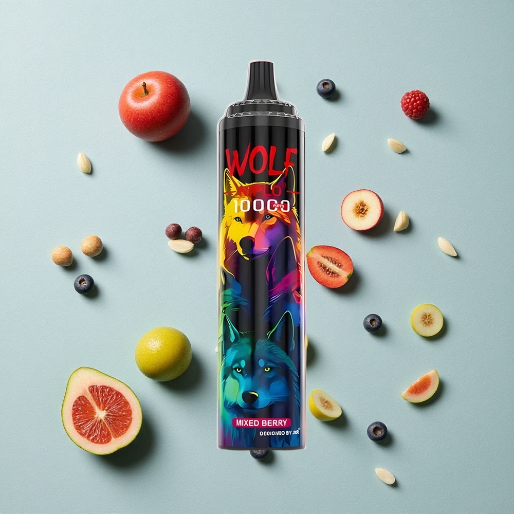JNR Wolf Niplo 10000 Puffs Mixed Beerengeschmack 10 Ohm Mesh Coil vape großhandel Deutschland