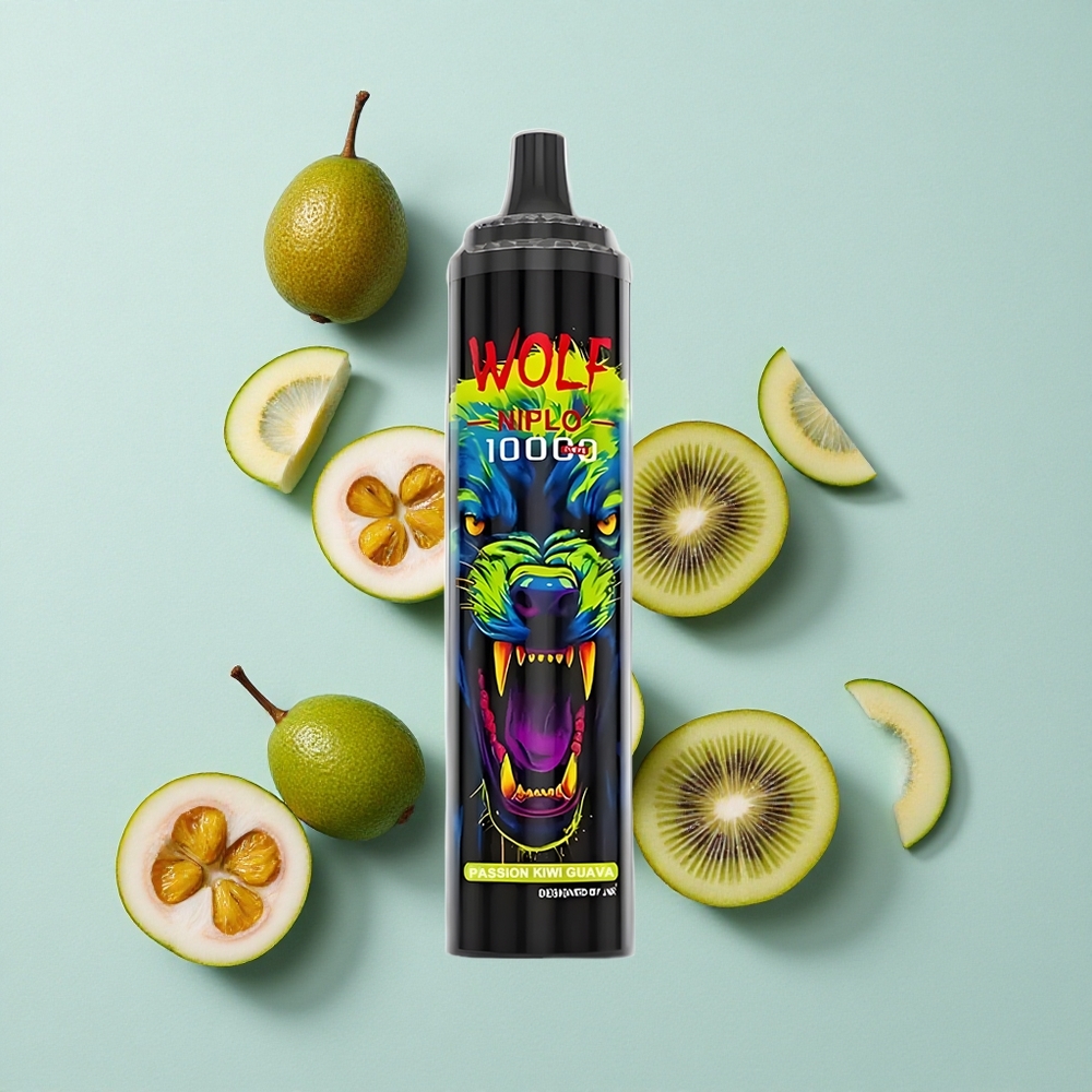 JNR Wolf Niplo 10000 Puffs Passion Kiwi Guava 20ml Geschmack Typ-C Schnellladung vape großhandel Deutschland