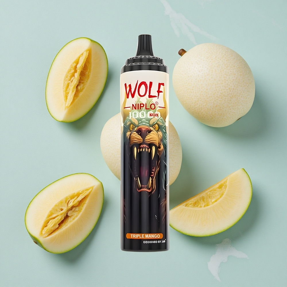 JNR Wolf Niplo 10000 Puffs Triple Mango 20ml e-Zigarettenflüssigkeit vape großhandel Deutschland