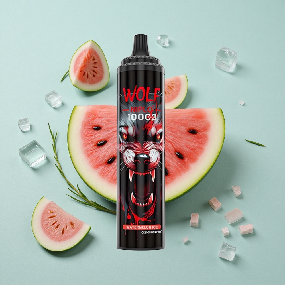 JNR Wolf Niplo 10000 Puffs Wassermelone-Eis 20ml Typ-C vape großhandel Deutschland