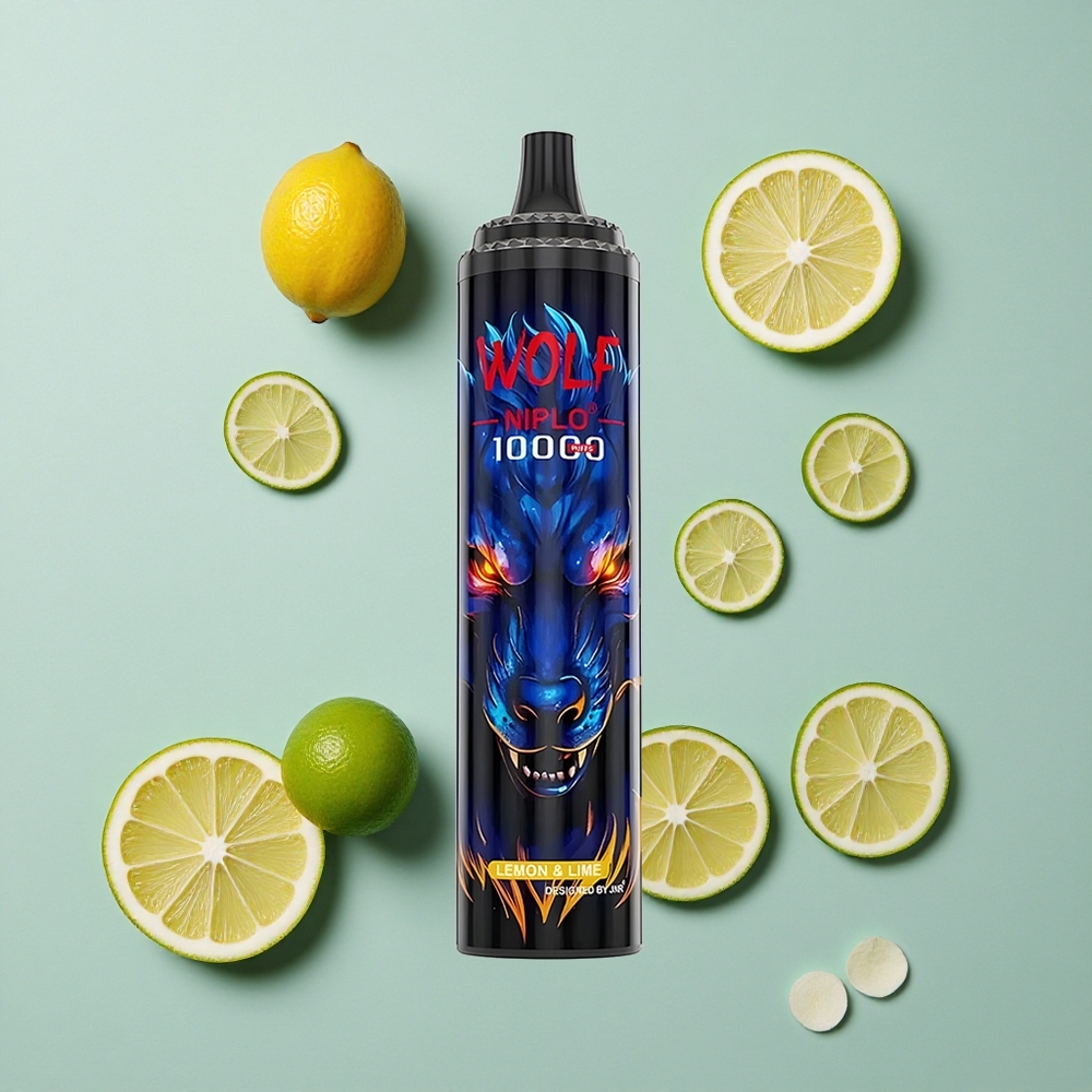 JNR Wolf Niplo 10000 Puffs Zitrone  Limette 20ml Flüssigkeit vape großhandel Deutschland