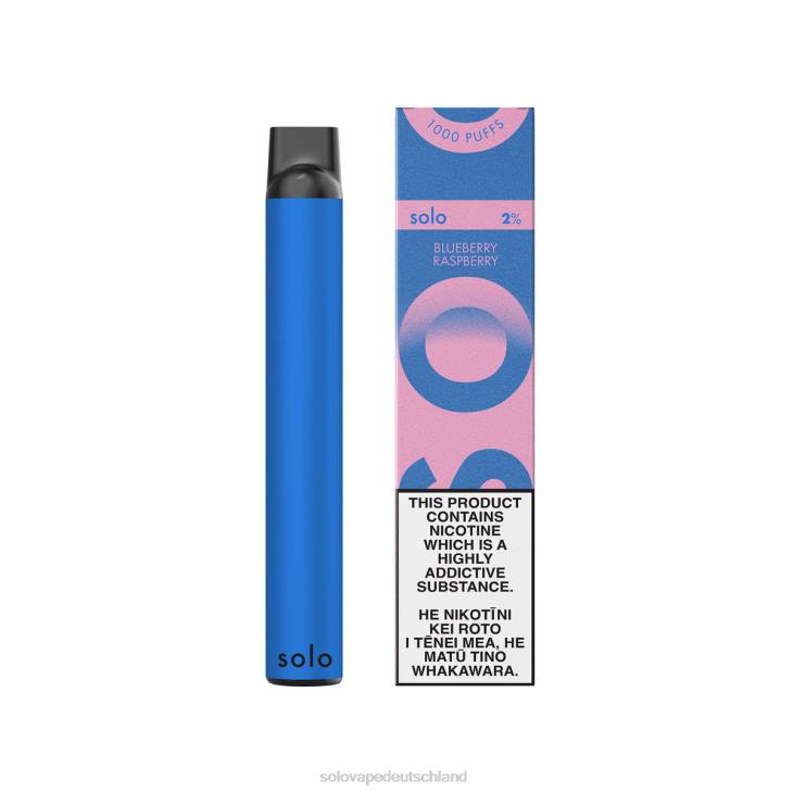 Solo Einweg-Vape-Paradies-Kollektion Blaubeer-Himbeere - Solo Vapes LZ4J19