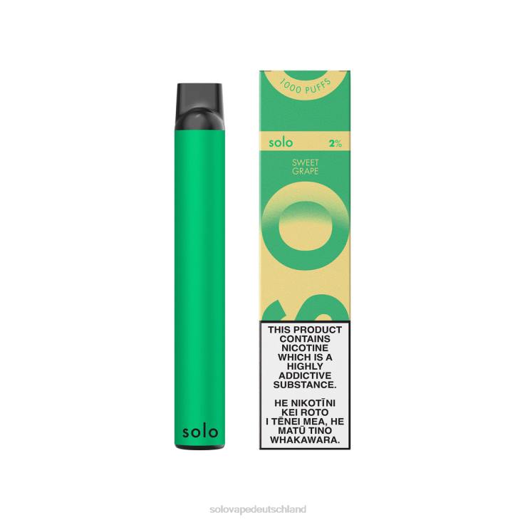 Solo Einweg-Vape-Paradies-Kollektion süße Traube - Solo Vape Deutschland LZ4J20
