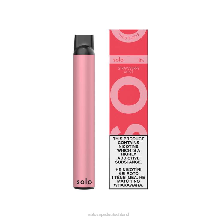 Solo Einweg-Vapor Erdbeerminze - Solo Vape Puff LZ4J4