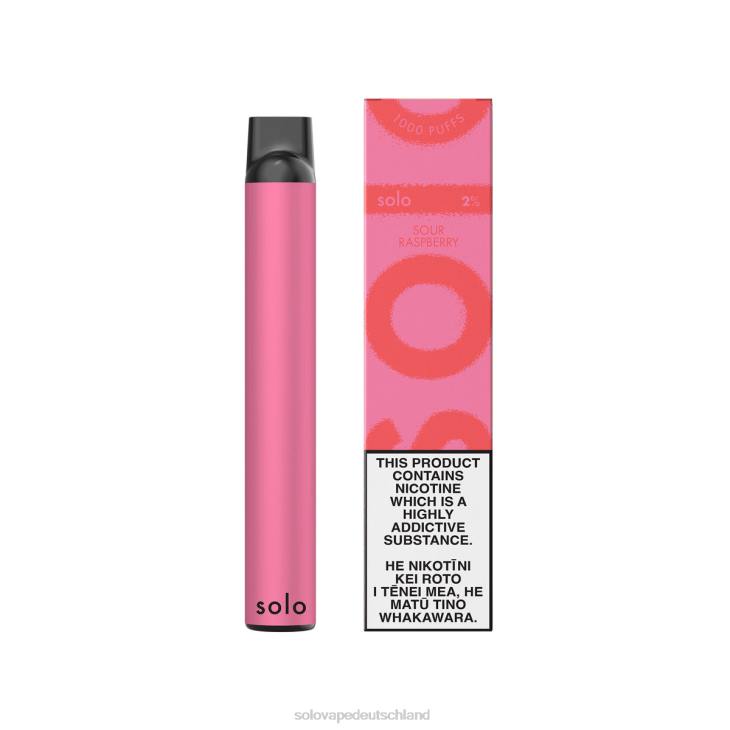 Solo Einweg-Vapor saure Himbeere - Solo Vapes LZ4J13