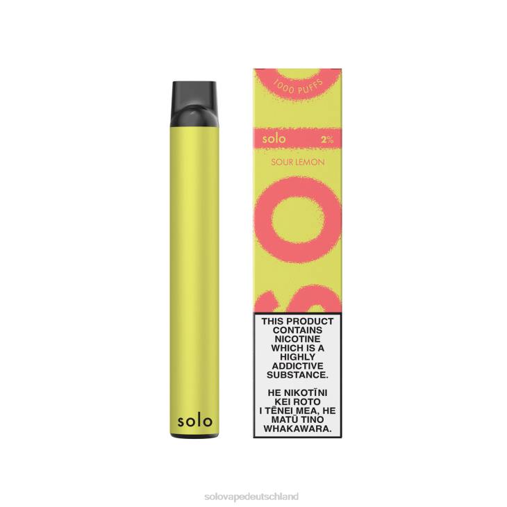 Solo Einweg-Vapor saure Zitrone - Solo Disposable Vape LZ4J12