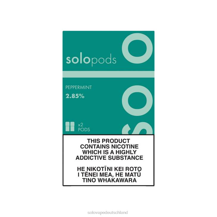 Solo Ersatz-Pod im 2er-Pack Pfefferminze - Solo Vape Berlin LZ4J63
