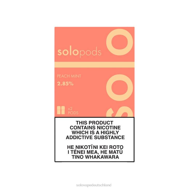Solo Ersatz-Pod im 2er-Pack Pfirsichminze - Solo Vape Berlin LZ4J57