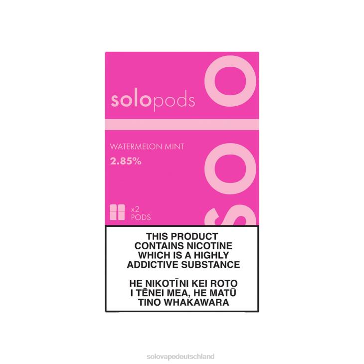 Solo Ersatz-Pod im 2er-Pack Wassermelonenminze - Solo Vapes LZ4J61
