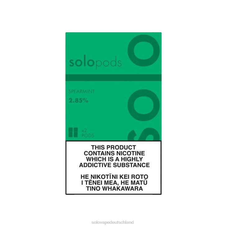 Solo Ersatz-Pod im 2er-Pack grüne Minze - Solo Vape Deutschland LZ4J62