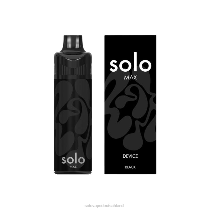 Solo MAX Pod-Gerät Schwarz - Solo Disposable Vape LZ4J72