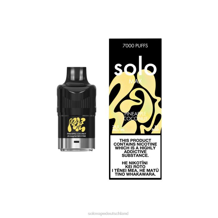 Solo MAX Schote Ananas-Kokosnuss - Solo Vape Berlin LZ4J75