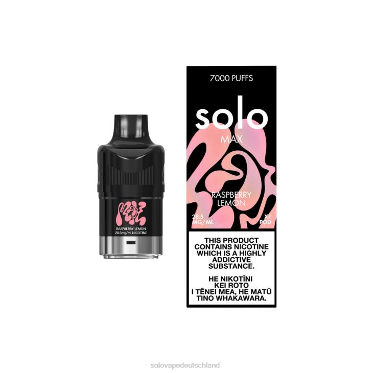 Solo MAX Schote Himbeer-Zitrone - Solo Vape Puff LZ4J76