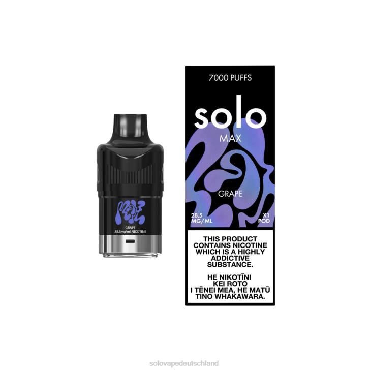 Solo MAX Schote Traube - Solo Disposable Vape LZ4J78
