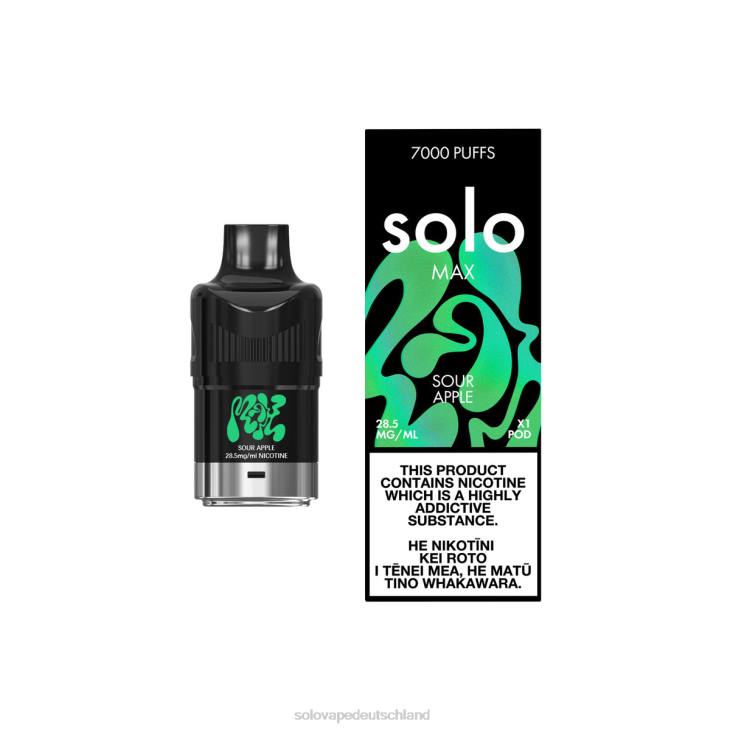 Solo MAX Schote saurer Apfel - Solo Vape Deutschland LZ4J80