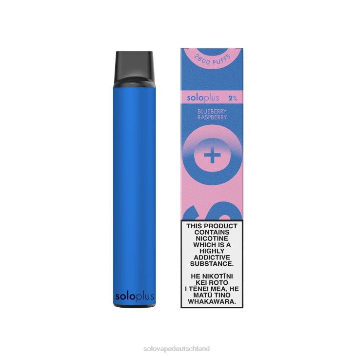 Solo Plus Einweg-Vape-Paradies-Kollektion Blaubeer-Himbeere - Solo Vape Berlin LZ4J39