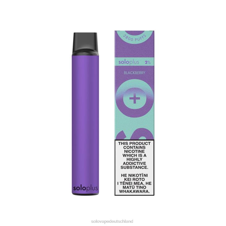 Solo Plus Einweg-Vape-Paradies-Kollektion Brombeere - Solo Vape Deutschland LZ4J38