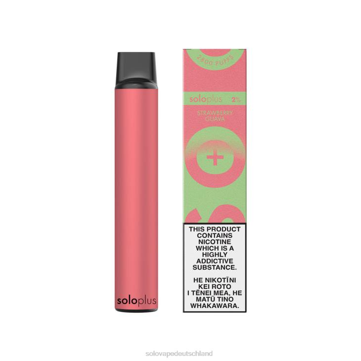 Solo Plus Einweg-Vape-Paradies-Kollektion Erdbeer-Guave - Solo Vapes LZ4J37