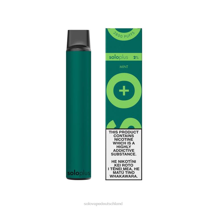 Solo Plus Einweg-Vapor Minze - Solo Vape Berlin LZ4J33