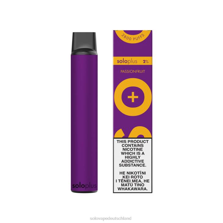 Solo Plus Einweg-Vapor Passionsfrucht - Vape Solo Einweg LZ4J29