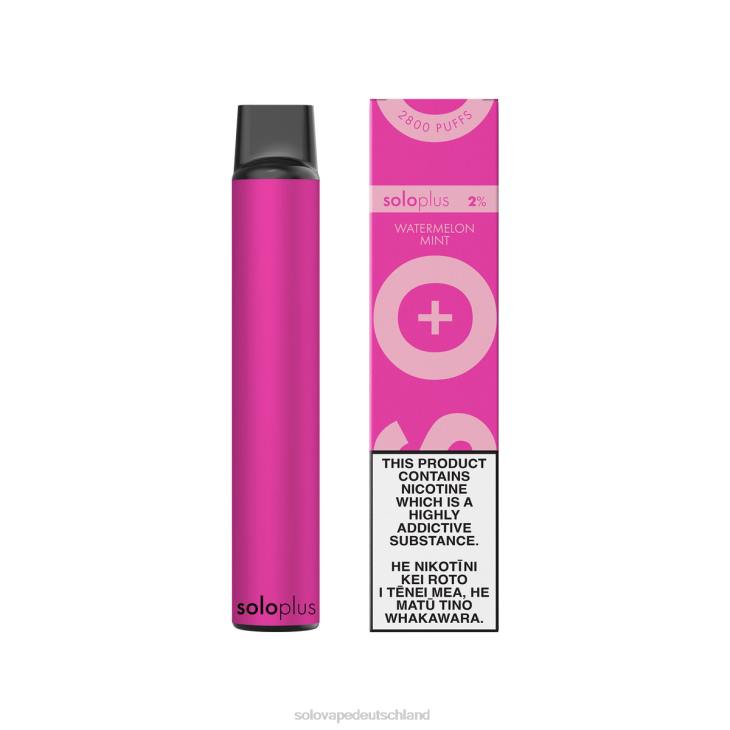 Solo Plus Einweg-Vapor Wassermelonenminze - Solo Vape Puff LZ4J28