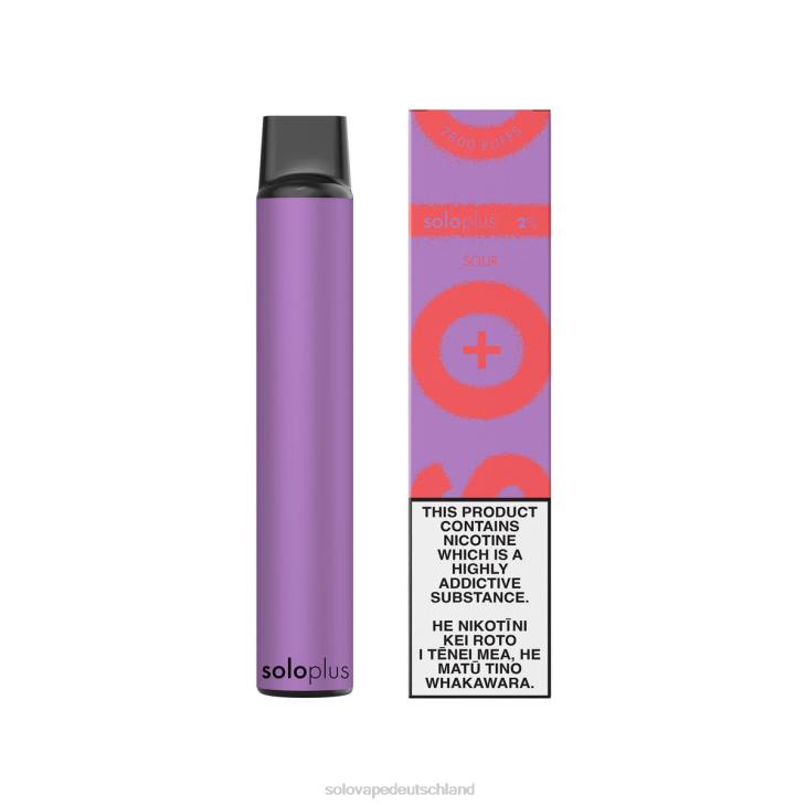 Solo Plus Einweg-Vapor sauer - Solo Vapes LZ4J25