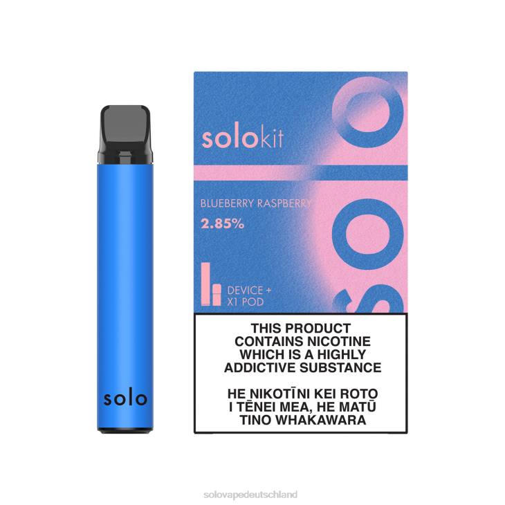 Solo Pod-Kit Blaubeer-Himbeere - Solo Vapes LZ4J43