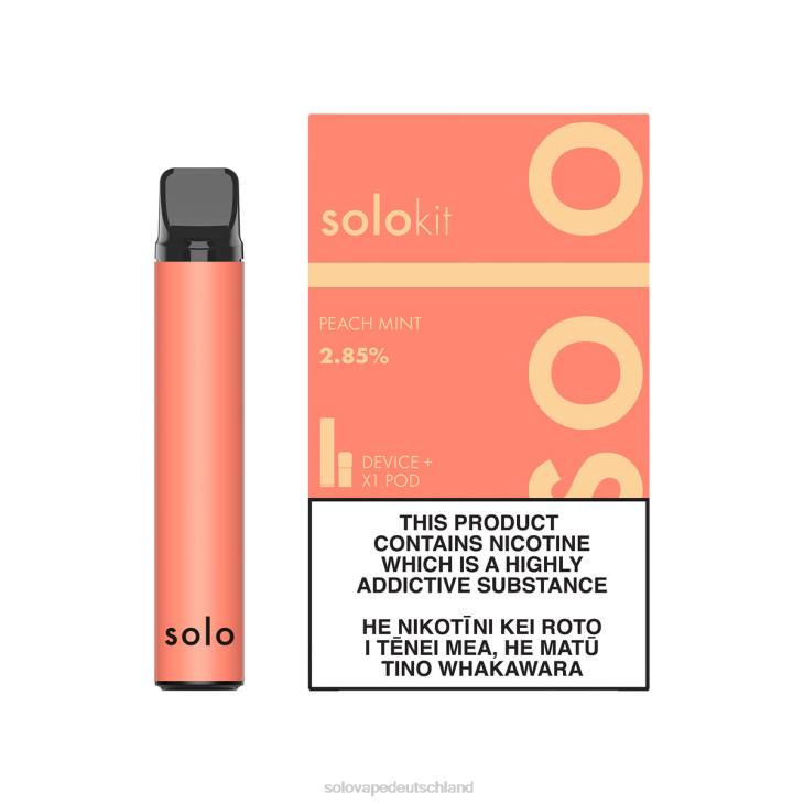 Solo Pod-Kit Pfirsichminze - Solo Vape Deutschland LZ4J44