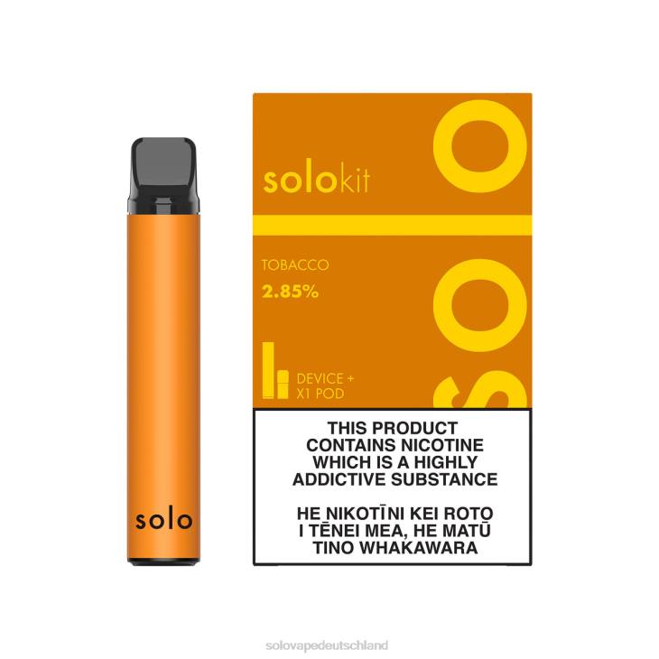 Solo Pod-Kit Tabak - Solo Disposable Vape LZ4J48