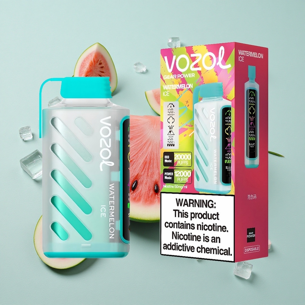VOZOL Gear Power 20000 Puffs Wassermelone Eis Dual Mesh Coil vape großhandel Deutschland