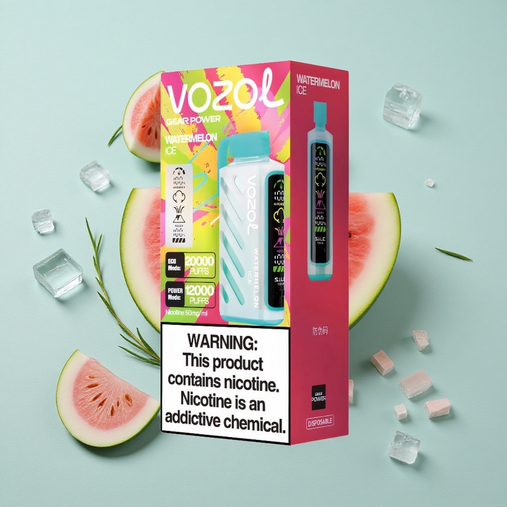 VOZOL Gear Power 20000 Puffs Wassermelone Eis Dual Mesh Coil vape großhandel Deutschland