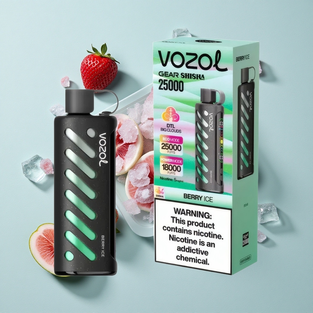 VOZOL Gear Shisha 25000 Puffs Beere-Eis Dual Mesh Dual Modes vape großhandel Deutschland