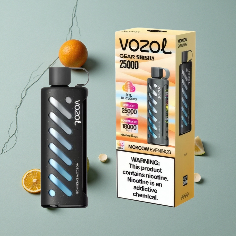 VOZOL Gear Shisha 25000 Puffs Moskauer Abende 30 Geschmacksrichtungen Dual Mesh Dual Modes vape großhandel Deutschland