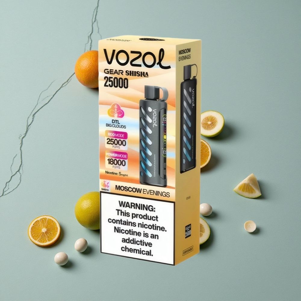VOZOL Gear Shisha 25000 Puffs Moskauer Abende 30 Geschmacksrichtungen Dual Mesh Dual Modes vape großhandel Deutschland