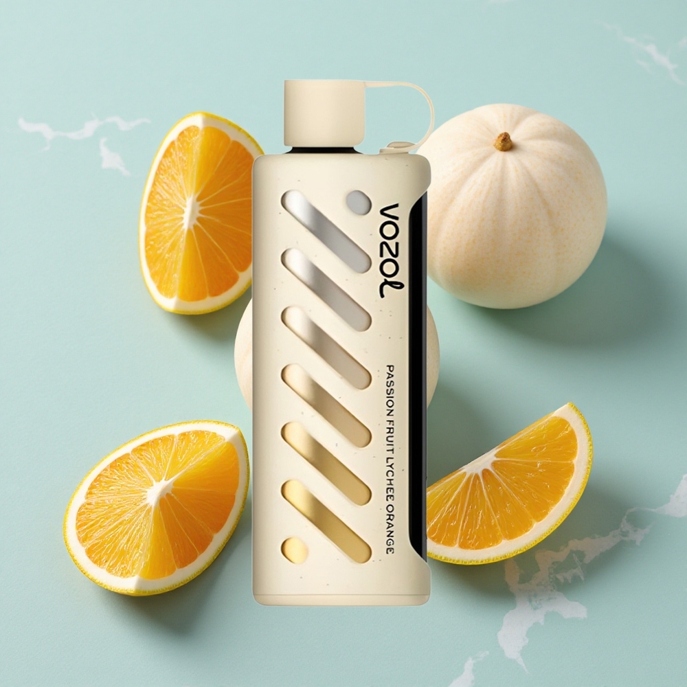 VOZOL Gear Shisha 25000 Puffs Passionsfrucht Litschi Orange Dual Mesh Dual Modes vape großhandel Deutschland