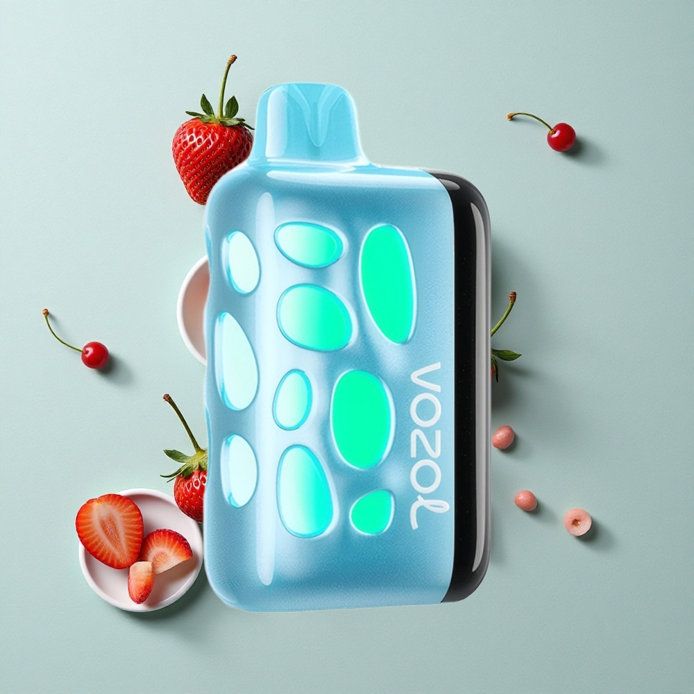 VOZOL RAVE 40000 Kirsch-Erdbeer 270° Leuchtendes Design vape großhandel Deutschland