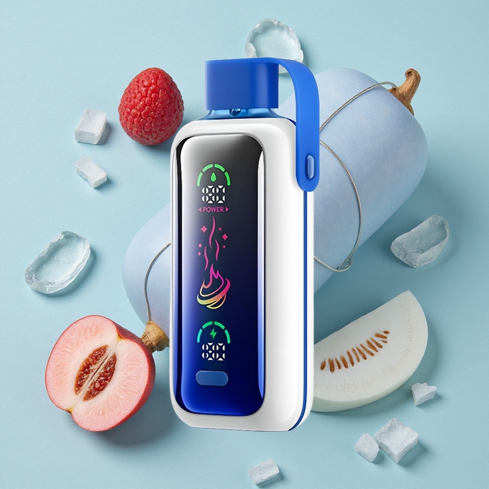 VOZOL Star 20000 Puffs Blauer Himbeer-Eis Dual Mesh 22 HD Spiegeldisplay vape großhandel Deutschland