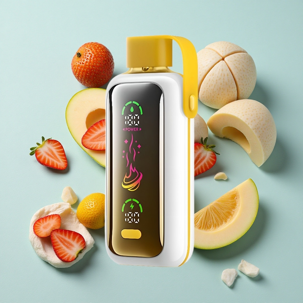 VOZOL Star 20000 Puffs Erdbeere Mango Dual Mesh 22 HD Spiegeldisplay vape großhandel Deutschland