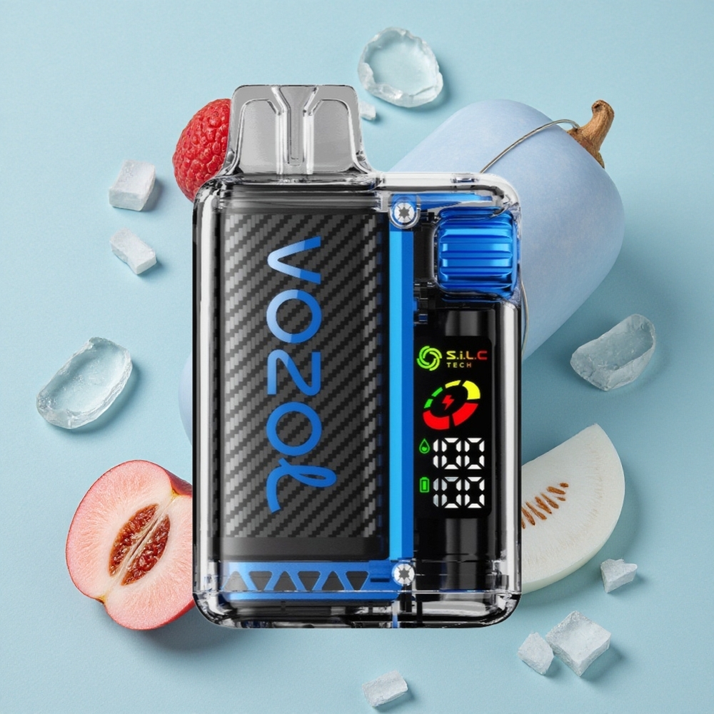 VOZOL Vista 20000 Puffs Blauer Himbeer-Eis mit OLED Display  650mAh Akku vape großhandel Deutschland