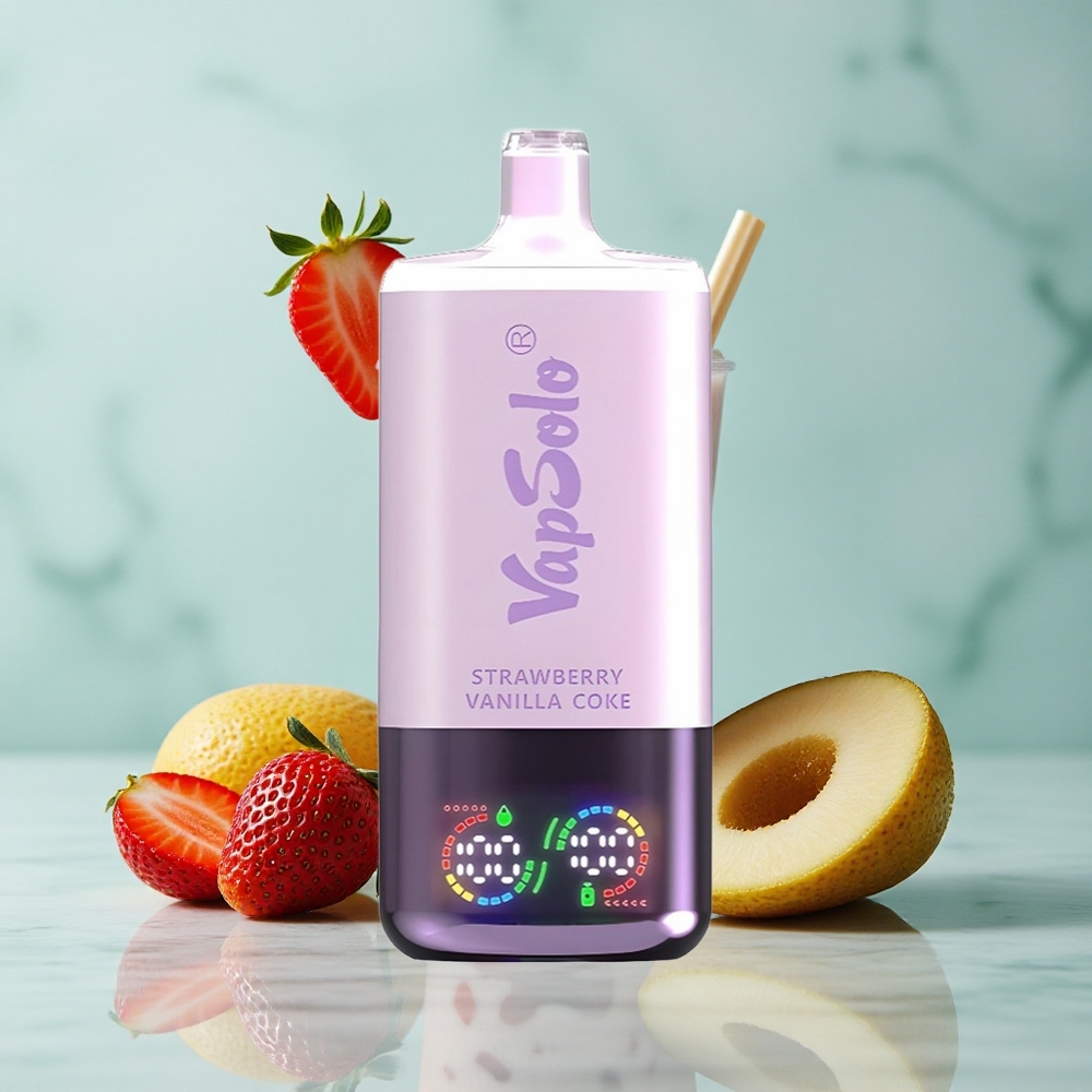 VapSolo Triple 30000 Puffs Erdbeer Vanille Cola 40ml Type-C vape großhandel Deutschland