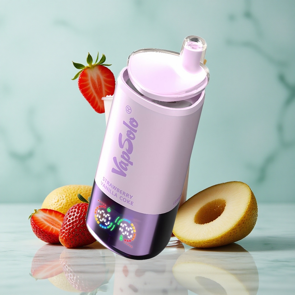 VapSolo Triple 30000 Puffs Erdbeer Vanille Cola 40ml Type-C vape großhandel Deutschland