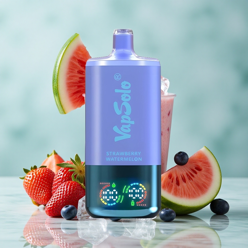 VapSolo Triple 30000 Puffs Erdbeer-Wassermelone  Blaubeer-Eis 40ml vape großhandel Deutschland