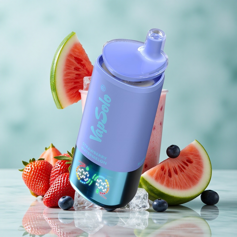 VapSolo Triple 30000 Puffs Erdbeer-Wassermelone  Blaubeer-Eis 40ml vape großhandel Deutschland